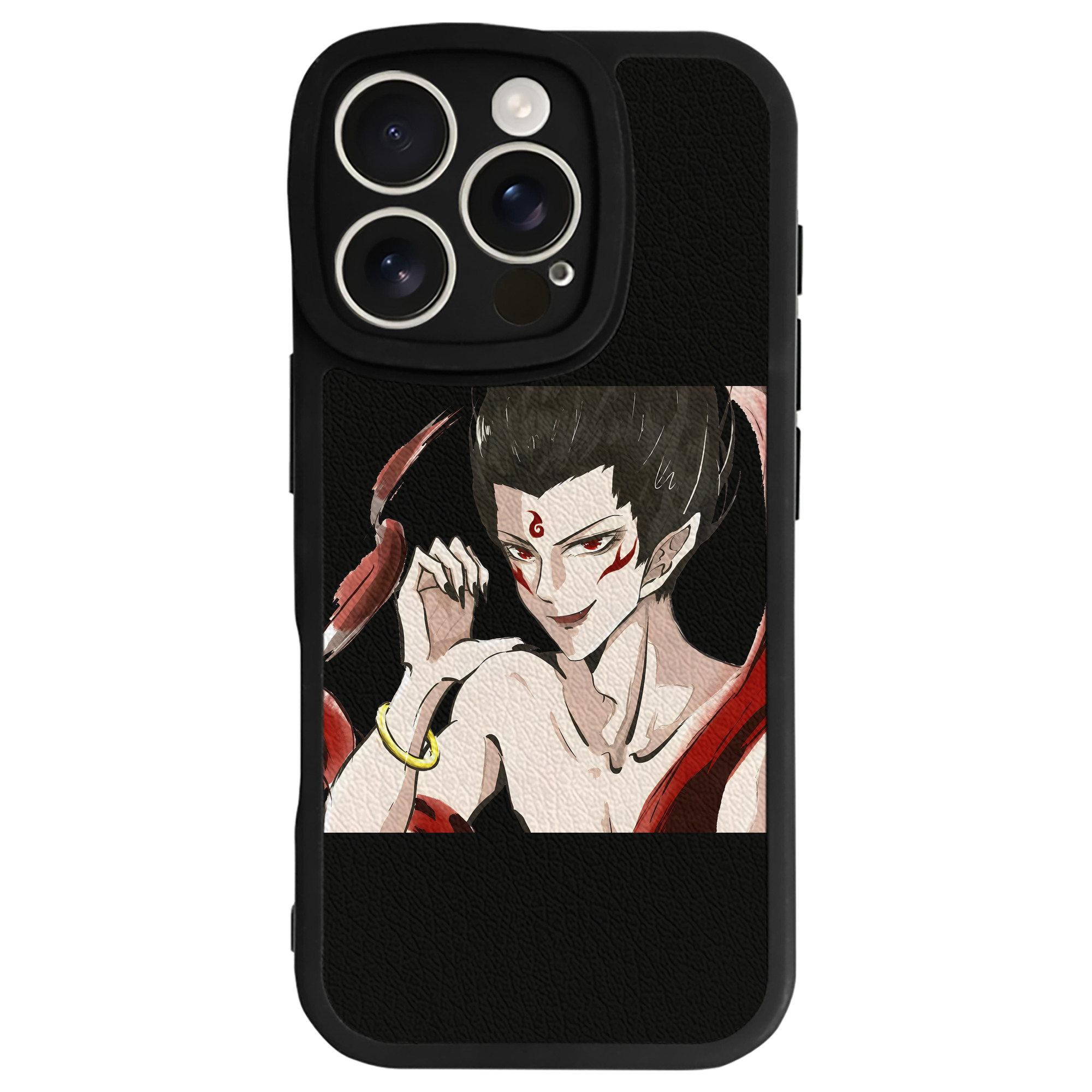 （画像用） Ne Zha 2 ナタ 魔童の大暴れ 【iPhone 16シリーズ対応】シリコンスマホケース（レザー調） 材質：シリコン